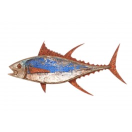 Déco murale en Bois : Poisson Thon, L 30 cm