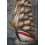 Tableau sur Bois & Métal 3D : Le Bateau Baleinier anthracite, L 100 cm