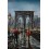 Tableau Métal 3D : Week-end à New York et Brooklyn Bridge, L 120 cm
