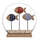 Déco murale en Bois flotté : Poisson XL, L 69 cm