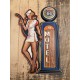 Déco Murale : Station Essence & Pin up. H 60 cm