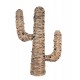 Cactus Contemporain, Feuilles de Bananier et Jonc de Mer, H 59 cm