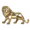 Statuette Lion couché XL, Modèle baroque doré, L 80 cm