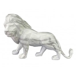 Statuette Lion couché XL, Modèle baroque doré, L 80 cm