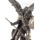 Statuette résine : L'archange Raphael, H 24 cm