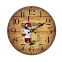 Horloge rétro Cuisine : Vin Rouge, Château Les Jaques, Diamètre 34 cm