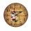 Horloge rétro Cuisine : Vin Rouge, Château Les Jaques, Diamètre 34 cm