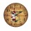 Horloge rétro Cuisine : Vin Rouge, Château Les Jaques, Diamètre 34 cm