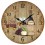 Horloge rétro Cuisine : Vin Rouge Italien, Diamètre 34 cm