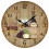 Horloge Vin MDF Beaujolais, Diam 34 cm