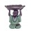 Zen & Ethnique : Baby Zen Bouddha & Coupelle Feuille, Vert, H 20 cm
