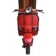 Etagères, Bar et Porte Bouteilles Scooter Rétro Rouge, H 184 cm