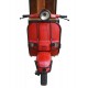 Etagères, Bar et Porte Bouteilles Scooter Rétro Rouge, H 184 cm