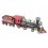 Véhicule Train en Laiton : Locomotive et Wagon 119, L 42 cm