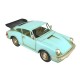 Véhicule Laiton Miniature : Voiture de Sport Ancienne, Bleu, L 25,5 cm