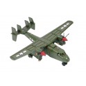 Avion miniature Laiton : Bombardier Bimoteurs, Vert, L 28 cm