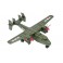 Avion miniature Laiton : Bombardier Bimoteurs, Vert, L 28 cm