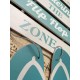 Déco murale Beach : Enjoy the Flip Flop Zone, H 54 cm