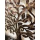 Déco murale fer : Arbre de vie, Anthracite & marron, Mod 5, H 60 cm