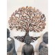 Déco murale fer : Arbre de vie, Anthracite & marron, Mod 5, H 60 cm