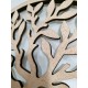 Déco murale fer : Arbre de vie, Anthracite & marron, Mod 5, H 60 cm