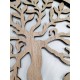 Déco murale fer : Arbre de vie, Anthracite & marron, Mod 5, H 60 cm