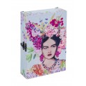 Boite à clés en Bois : Modèle Frida Kahlo, H 30 cm