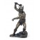 Statuette en résine Dieu Thor, Finition Antic Line, H 27 cm