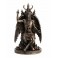 Statue Mythologie Occulte, Baphomet, l'idole barbue à tête de bouc, H 24 cm