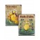 Set 2 Plaques Métal Cuisine : Huile d'olive en Flacons, H 33 cm