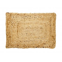 Set de Table en Jute tressée, Fibres Naturelles, Diamètre L 42 x P 30 cm
