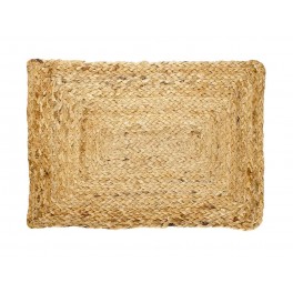 Set de Table en Jute tressée, Fibres Naturelles, Diamètre L 42 x P 30 cm