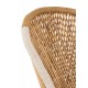 Grand Fauteuil en bambou tressé, Modèle BALI, H 151 cm