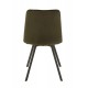 Chaise contemporaine, Modèle Cosmo, Gris, H 86 cm