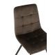 Chaise vintage patchwork pied bois, modèle "Antic Line"