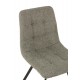 Chaise contemporaine, Modèle Trendy, Gris foncé, H 86 cm