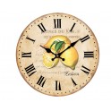 Horloge murale Mdf : Cuisine Provençale, Diam 34 cm