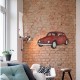 Déco murale : La Coccinelle LED XL, Mod Rouge, L 80 cm