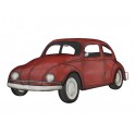 Déco murale Voiture : La Coccinelle XL, Modèle Rouge, L 77 cm