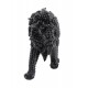 Statuette Design : Lion XL Noir, Black Rock, L 45 cm