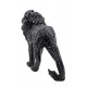 Statuette Design : Lion XL Noir, Black Rock, L 45 cm