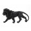Statuette Design : Lion XL Noir, Black Rock, L 45 cm