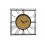 Grande Horloge Bois et Métal, Modèle Organik 2, Diamètre 50 cm