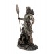 Statuette résine : L'archange Saint Michel, H 35 cm