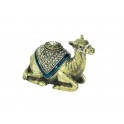 Mini Boite Fer & Nacre, Modèle Dromadaire Doré, L 7 cm