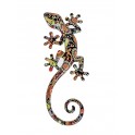 Murale ou A poser : Gecko Porte-bonheur 3, Mod Tropik, H 22 cm