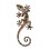 Murale ou A poser : Gecko Porte-bonheur 3, Mod Tropik, H 22 cm