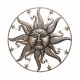 Déco Soleil et Etoiles argentées, Collection Sole Terra, Diam 71 cm
