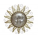Soleil décoratif mural XL, Collection Bright & Yellow Mod 2, Diam 72 cm
