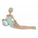 Figurines Mer : Set 2 Grandes Baigneuses Rétros allongées, L 27 cm